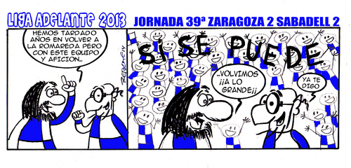 Cartoon: Division Maldita 39 (medium) by rebotemartinez tagged liga,adelante,sabadell