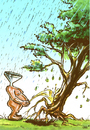 Cartoon: Human Nature (small) by Stan Groenland tagged cartoon,environmental,cycles,human,nature,disasters,flood,politics,welfare