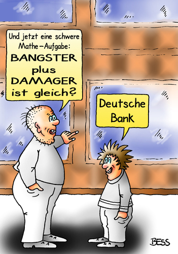 Bangster plus Damager By besscartoon | Philosophy Cartoon | TOONPOOL