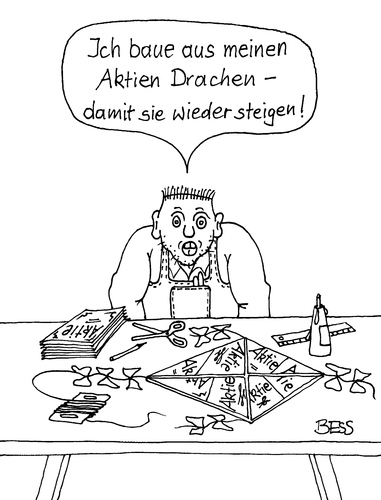 Cartoon: Der Praktiker (medium) by besscartoon tagged aktien,banken,bankenkrise,geld,drachen,finanzen,börse,dax,euro,kurse,bess,besscartoon,devisen