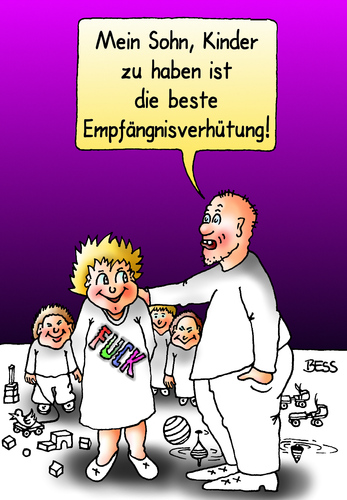 Cartoon: Empfängnisverhütung (medium) by besscartoon tagged vater,sohn,fuck,empfängnisverhütung,kinder,spielen,bess,besscartoon