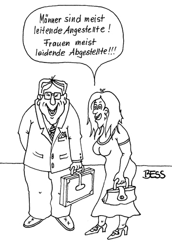 Cartoon: Leidende Abgestellte (medium) by besscartoon tagged frau,frauen,frauenquote,quote,kompromiss,cdu,dax,konzern,konzerne,vorstand,spd,bundestag,leitende,angestellte,leidende,abgestellte,bess,besscartoon