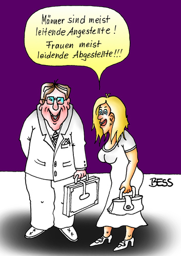 Cartoon: Leidende Abgestellte (medium) by besscartoon tagged frau,frauen,frauenquote,quote,kompromiss,cdu,dax,konzern,konzerne,vorstand,spd,bundestag,leitende,angestellte,leidende,abgestellte,bess,besscartoon