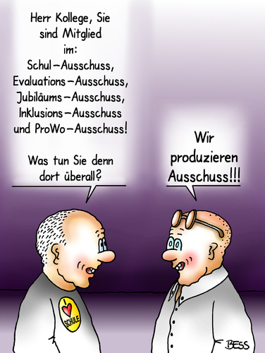 Cartoon: Luftblasenfabrik (medium) by besscartoon tagged schule,pädagogik,erziehung,ausschuss,hauptschule,realschule,gemeinschaftsschule,werkrealschule,gymnasium,lehrer,pauker,evaluation,inklusion,bess,besscartoon