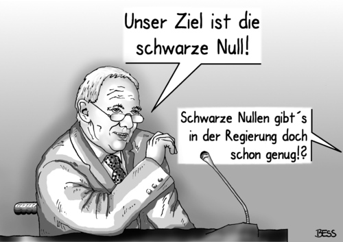 Cartoon: schwarze Nullen (medium) by besscartoon tagged besscartoon,bess,ausgeglichen,staatsverschuldung,bundestag,neuverschuldung,spd,csu,cdu,haushalt,null,schwarze,schulden,geld,koalition,groko,wolfgang,schäuble,finanzminister