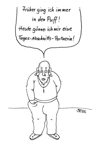 Cartoon: Tages-Abschnitts-Partnerin (medium) by besscartoon tagged mann,puff,bordell,sexualität,bess,besscartoon