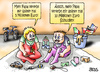 Cartoon: Ätsch... (small) by besscartoon tagged kinder,geld,familie,finanzen,neid,schulden,euro,bess,besscartoon