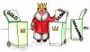 Cartoon: bei Königs (small) by besscartoon tagged reichtum,gold,silber,diamanten,monarchie,armut,müllbeseitigung,mann,müll,könig,bess,besscartoon