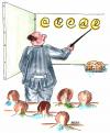 Cartoon: Alphabet (small) by besscartoon tagged schule,lehrer,kinder,alphabet,pädagogik,technik,bess,besscartoon