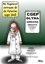 Cartoon: blindes Vertrauen (small) by besscartoon tagged arzt,doktor,augenarzt,blind,patienten,vertrauen,bess,besscartoon