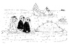 Cartoon: Body Guard (small) by besscartoon tagged insel,meer,bodyguard,schiffbruch,einsamkeit,bess,besscartoon