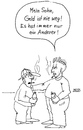 Cartoon: Das alte Dilemma (small) by besscartoon tagged vater,sohn,geld,armut,hartz4,reichtum,bess,besscartoon