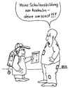 Cartoon: Der feine Unterschied (small) by besscartoon tagged kind vater zeugnis schule bildung zukunft bess besscartoon