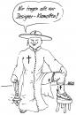 Cartoon: Designer Klamotten (small) by besscartoon tagged bess,besscartoon,mann,pfarrer,kirche,religion,kleidung