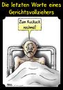 Cartoon: Die letzten Worte ... (small) by besscartoon tagged die,letzten,worte,eines,gerichtsvollziehers,zum,kuckuck,nochmal,bess,besscartoon