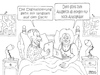 Cartoon: Digitalisierung (small) by besscartoon tagged mann,frau,paar,beziehung,ehe,analog,analogkäse,computer,digitalisierung,sack,bess,besscartoon