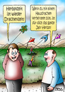 Cartoon: Drachenzeit (small) by besscartoon tagged herbst,herbstzeit,drachen,beziehung,hausdrachen,ehe,männer,bess,besscartoon