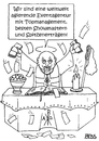 Cartoon: Eventagentur (small) by besscartoon tagged eventagentur,topmanagement,showmaster,spitzenerträge,manager,vatikan,pfarrer,kirche,katholisch,pfaffen,knete,geld,bess,besscartoon