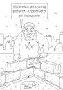 Cartoon: Freimaurer (small) by besscartoon tagged maurer,arbeit,mann,loge,freimaurer,bess,besscartoon
