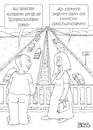 Cartoon: Hinrichtgeschwindigkeit (small) by besscartoon tagged mann,frau,paar,verkehr,mobilität,richtgeschwindigkeit,hinrichtgeschwindigkeit,brd,deutschland,auto,autobahn,bess,besscartoon