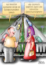 Cartoon: Hinrichtgeschwindigkeit (small) by besscartoon tagged mann,frau,paar,verkehr,mobilität,richtgeschwindigkeit,hinrichtgeschwindigkeit,brd,deutschland,auto,autobahn,bess,besscartoon