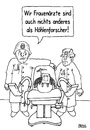 Cartoon: Höhlenforscher (small) by besscartoon tagged arzt,ärzte,doktor,frauenarzt,medizin,gesundheit,höhlenforscher,rucksack,stirnlampe,bess,besscartoon