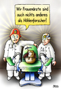 Cartoon: Höhlenforscher (small) by besscartoon tagged arzt,ärzte,doktor,frauenarzt,medizin,gesundheit,höhlenforscher,rucksack,stirnlampe,bess,besscartoon