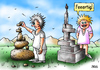 Cartoon: Ich habe fertig (small) by besscartoon tagged kinder,spiel,steine,bess,besscartoon