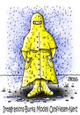 Cartoon: Integrations-Burka (small) by besscartoon tagged ostfriesennerz,ostfriesen,regen,frau,burka,islam,integration,flüchtlinge,religion,bess,besscartoon