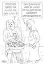 Cartoon: Kampfmittelbeseitigungsdienst (small) by besscartoon tagged mann,frau,paar,beziehung,grillen,fuck,verflucht,und,zugenäht,verrotzter,mist,kacke,schleich,di,urlaub,camping,sommer,freizeit,ferien,explosiv,stimmung,kampfmittelbeseitigungsdienst,bess,besscartoon