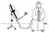 Cartoon: Kommunikationsschwierigkeiten (small) by besscartoon tagged pfarrer,religion,katholisch,mann,kirche,technik,bess,besscartoon