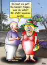 Cartoon: Kompliment (small) by besscartoon tagged mann,frau,beziehung,ehe,paar,alter,kleidung,kompliment,mode,bess,besscartoon