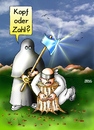 Cartoon: Kopf oder Zahl? (small) by besscartoon tagged hinrichtung,arbeit,job,tod,sterben,spiel,glück,pech,beruf,henker,männer,kopf,oder,zahl,münze,bess,besscartoon