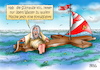 Cartoon: Kreuzfahrt (small) by besscartoon tagged christentum,religion,kirche,katholisch,evangelisch,jesus,kreuz,inri,kreuzfahrt,meer,see,schiff,segeln,bess,besscartoon