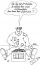 Cartoon: Langer Tag (small) by besscartoon tagged mann,bier,zeit,trinken,saufen,alkohol,alkoholismus,bess,besscartoon,drogen