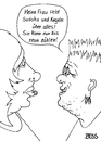 Cartoon: Matheschwäche (small) by besscartoon tagged dyskalkulie,matheschwäche,mann,frau,paar,intelligenz,rechnen,zahlen,sudoku,kegeln,adam,riese,zählen,neun,bess,besscartoon