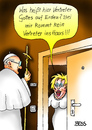 Cartoon: Mir kaufen nix (small) by besscartoon tagged kirche,religion,katholisch,kurie,vatikan,christentum,vertreter,gott,papst,franziskus,hausbesuch,nachbarschaft,bess,besscartoon