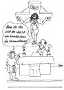 Cartoon: ohne Titel (small) by besscartoon tagged pfarrer,kirche,jesus,strom,stromrechnung,kind,licht,christentum,bess,besscartoon