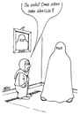Cartoon: ohne Titel (small) by besscartoon tagged islam,burka,familie,religion,bess,besscartoon