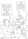 Cartoon: penetrantes Geräusch (small) by besscartoon tagged mann,frau,paar,beziehung,ehe,geräusch,deutschland,wirtschaft,brummt,politik,export,exportüberschuss,konjunktur,bess,besscartoon