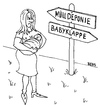 Cartoon: Qual der Wahl (small) by besscartoon tagged mülldeponie,babyklappe,kinder,mutter,erziehung,eltern,bess,besscartoon