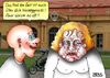 Cartoon: Rad der Zeit (small) by besscartoon tagged mann,frau,beziehung,ehe,alter,paar,rad,zeit,bess,besscartoon