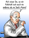 Cartoon: Sack-Karre (small) by besscartoon tagged finanzminister,schäuble,wolfgang,cdu,rollstuhl,sackkarre,behindert,behinderung,bess,besscartoon