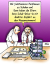 Cartoon: Schul-Drive-In (small) by besscartoon tagged schule,pädagogik,erziehung,lernen,lehrer,pauker,realschule,hauptschule,werkrealschule,gemeinschaftsschule,gymnasium,parkhaus,klassenzimmer,eltern,drive,in,bess,besscartoon