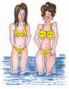 Cartoon: Smilies (small) by besscartoon tagged frauen mode meer brust smilie bess besscartoon