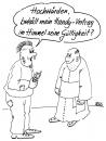 Cartoon: Sorge (small) by besscartoon tagged bess,besscartoon,männer,pfarrer,kirche,handy,himmel,religion