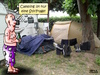 Cartoon: Stil-Frage (small) by besscartoon tagged camping,urlaub,ferien,luxus,mann,zelt,stil,bess,besscartoon