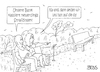 Cartoon: Strafzinsen (small) by besscartoon tagged geld,finanzen,euro,strafzinsen,minuszinsen,banken,ezb,dragi,zinsen,sparer,bess,besscartoon