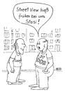 Cartoon: Street View (small) by besscartoon tagged männer,ddr,google,streetview,computer,stasi,bess,besscartoon