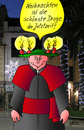 Cartoon: Suchtgefahr (small) by besscartoon tagged religion,katholisch,pfarrer,weihnachten,adventskranz,drogen,bess,besscartoon